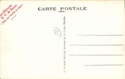 VINTAGE POSTCARD Fraud of Brittany Main street and the Basin