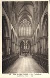 CPA Dol de Bretagne La Cathedrale Le Maitre Autel