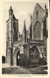 CPA Dol de Bretagne La Cathedrale Le Portail St Magloire et detail de la Tour
