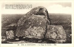 CPA Dol de Bretagne Le Siege du Diable