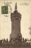 CPA Dol de Bretagne Le Mont Dol La Vierge de Notre Dame d Esperance Un jour de pelrinage 