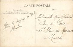 VINTAGE POSTCARD Fraud Main street Old women Houses