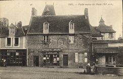 VINTAGE POSTCARD Fraud Old woman House of the Plaids Printing works Bookstore