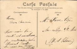 VINTAGE POSTCARD Fraud Seen from of the Walls