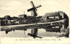 CPA Dol La Mont Dol le Moulin Vaches