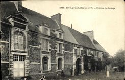 VINTAGE POSTCARD Erce Close Liffre Castle of bordering