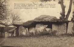 VINTAGE POSTCARD Esse the megalithic rock with the fairies Monument