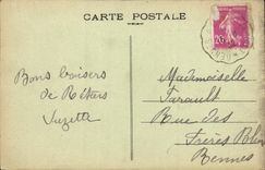 VINTAGE POSTCARD Esse the megalithic rock with the fairies Monument