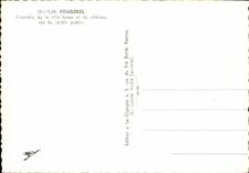 MODERN CARD Ferns low Town suit and castle seen of the public garden