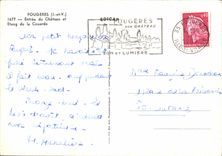 MODERN CARD Ferns Entered of the Castle and Etamg of Couarde