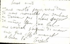 VINTAGE POSTCARD Flat Ferns Thimonnier Main street