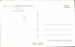 CPM La Guerche de Bretagne Rue Notre Dame