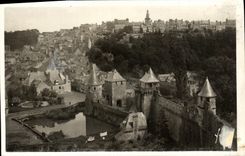 CPM Fougeres Le Chateau et la Ville Haute