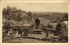 VINTAGE POSTCARD Ferns Interior Court of the Castle and low City