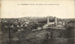 VINTAGE POSTCARD Ferns View Taken of the Rock of the Wolf