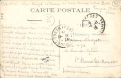 VINTAGE POSTCARD Ferns View Taken of the Rock of the Wolf