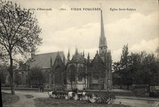 CPA Vieux Fougeres Eglise Saint Sulpice