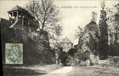 VINTAGE POSTCARD Ferns Tower of Coligny and ruins