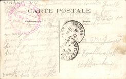 VINTAGE POSTCARD Ferns the Castle Seen from of the Tower of Coigny