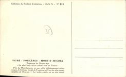 Helechos uno de la POSTAL de la VENDIMIA de las puertas de la ciudad del dibujo de Victor Hugo 1836