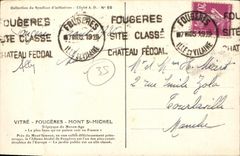 VINTAGE POSTCARD Castle of Ferns Courtine North