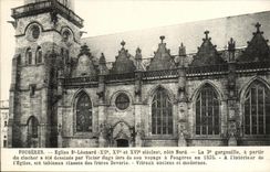 VINTAGE POSTCARD Fougeres Church St Leonard Dimensions Northern