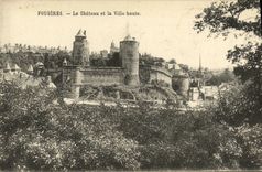 CPA Fougeres Le Chateau et la Ville haute