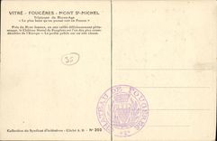 CPA Fougeres Le Chateau et la Ville haute