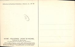 CPA Fougeres Rue de la Fourchette et rue Pinterie