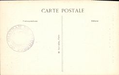 VINTAGE POSTCARD Fougeres House has porch street Nationale and Church St Leonard Enfants