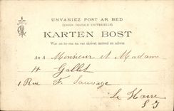 VINTAGE POSTCARD Ferns Street of Pinterie