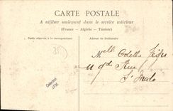 VINTAGE POSTCARD Gouesniere L Church