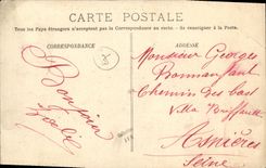 VINTAGE POSTCARD Large Fougeray L Church