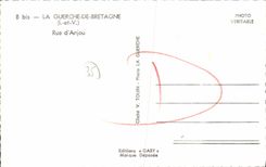 MODERN CARD Guerche of Brittany Street D Anjou