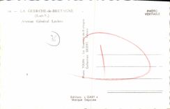 MODERN CARD Guerche of Brittany Avebue General Leclerc