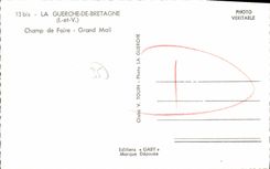 MODERN CARD Guerche of Brittany Fairground Large Email