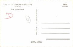 CPM La Guerche de Bretagne Rue Notre Dame
