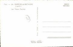 MODERN CARD Guerche of Brittany Old Porches