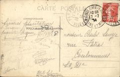 VINTAGE POSTCARD Quimorais the Wood of Lupion Cow