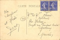 VINTAGE POSTCARD Hede L Pond and Rocks