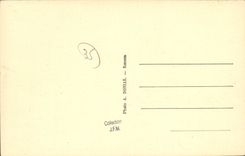 VINTAGE POSTCARD Hede Ruins of L Old Fortress On a Rock escarpe