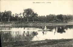 VINTAGE POSTCARD Brittany Hede L Pond