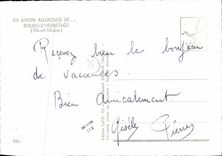 CPM En Avion Au Dessus De Bourg L Hermitage