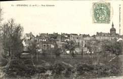 VINTAGE POSTCARD Iffendic View