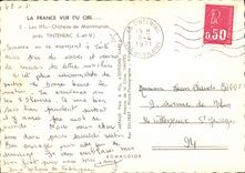 MODERN CARD Iffs Castle of Montmuran close Tinteniac