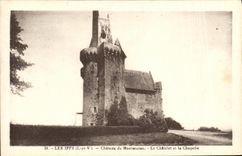 VINTAGE POSTCARD Iffs Castle of Montmuran the chatelet and the vault