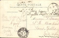 VINTAGE POSTCARD Iffs Castle of Montmuran close Becherel