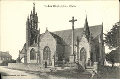 VINTAGE POSTCARD Iffs L Church
