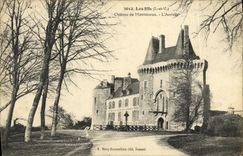VINTAGE POSTCARD Yews the Castle of Montmuran L arrived