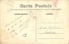 VINTAGE POSTCARD Yews the Castle of Montmuran L arrived